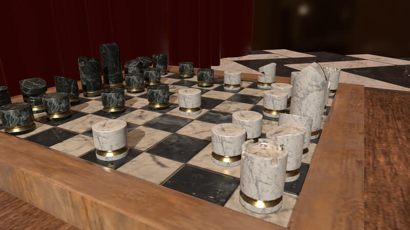 Chessboard - close view